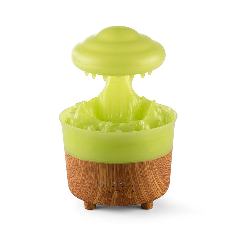 Rain Cloud Night Light Humidifier with Soothing Water Drop Sound, 7-Color LED Lighting, and Essential Oil Diffuser for Aromatherapy